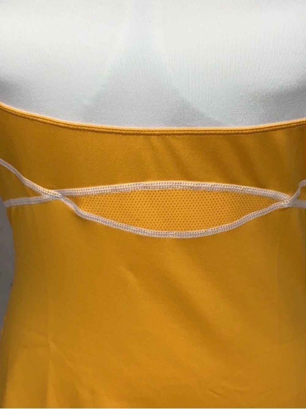 Nike Yellow & White Athletic Tank - Picture 3 of 5